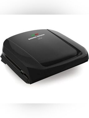 WORKING George Foreman GRP1060B 4 Serving Removable Plate Grill Panini Press
